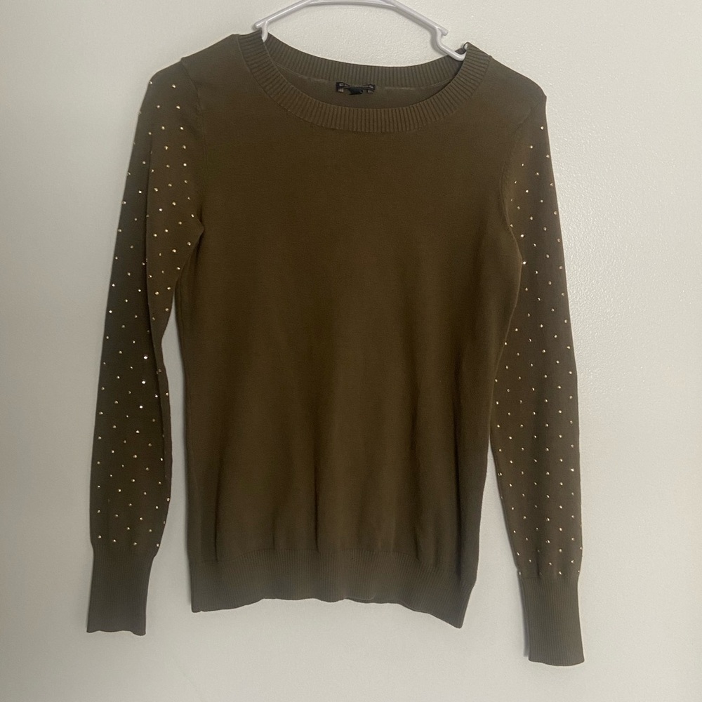 Express gem embellished long sleeve sweater sz S